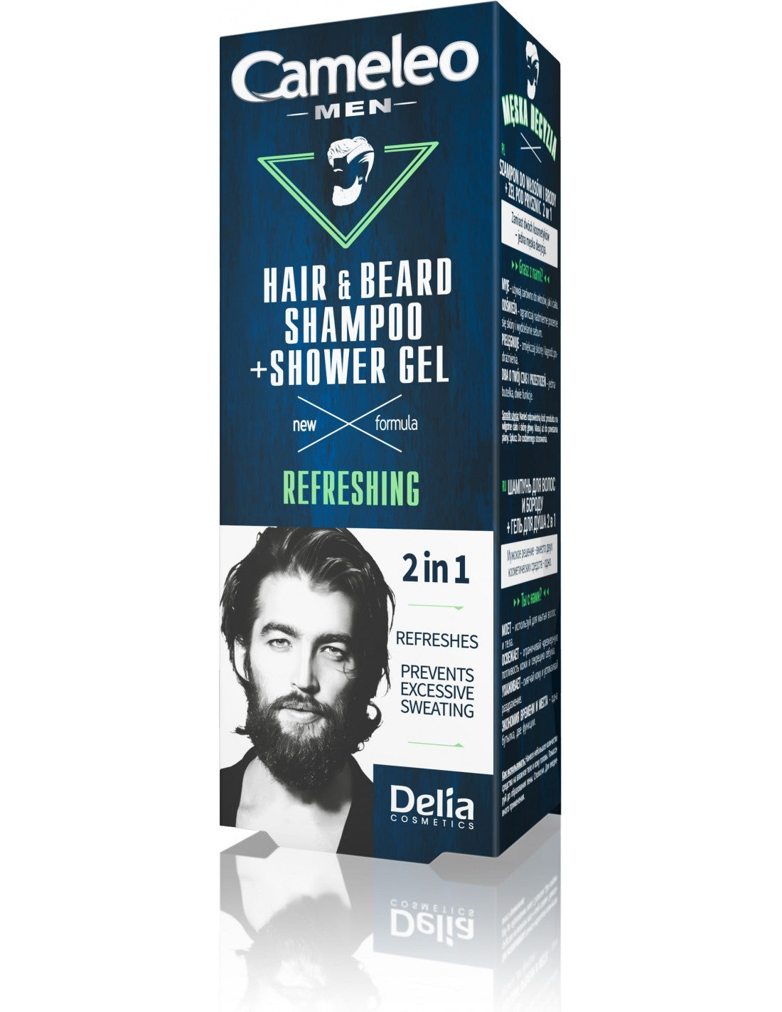 Delia Cosmetics Cameleo Men Shampoo and Shower Gel 2in1 Refreshing 150ml | Vaistine1.lt | WestPharmacy.eu