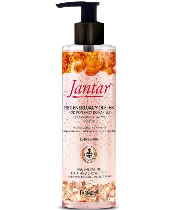 Farmona Jantar DNA Repair Shower and Bath Oil Regenerating with Platinum 400ml | Vaistine1.lt | WestPharmacy.eu
