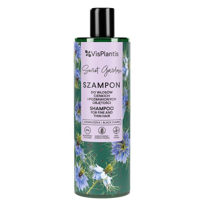 Vis Plantis Herbal Vital Care Shampoo for fine and voluminous hair (black cumin-cotton-flax) 400ml | Vaistine1.lt | WestPharmacy.eu