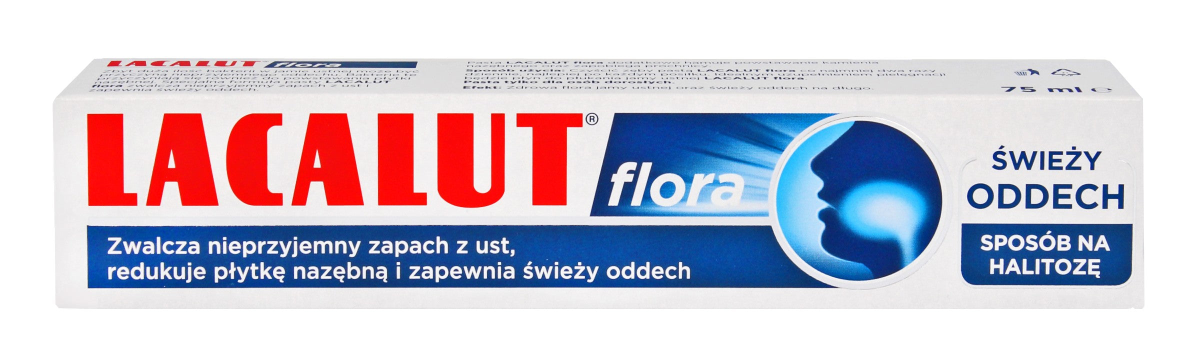 Lacalut Toothpaste Flora 75ml | Vaistine1.lt | WestPharmacy.eu