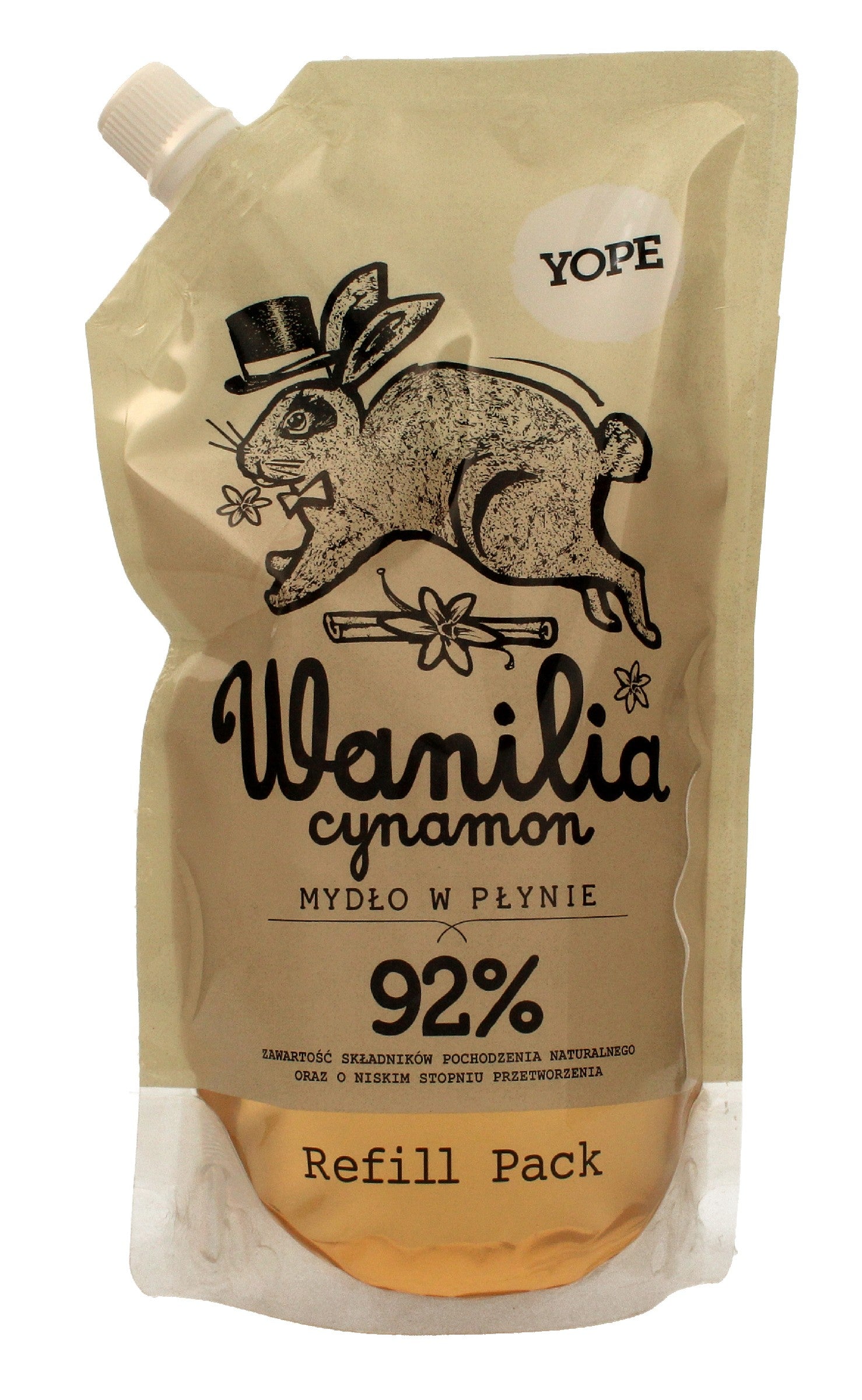 YOPE Liquid soap VANILLA and CINNAMON Doypack 500ml | Vaistine1.lt | WestPharmacy.eu
