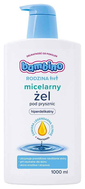 Bambino Family Hypoallergenic Shower Gel 1000ml | Vaistine1.lt | WestPharmacy.eu