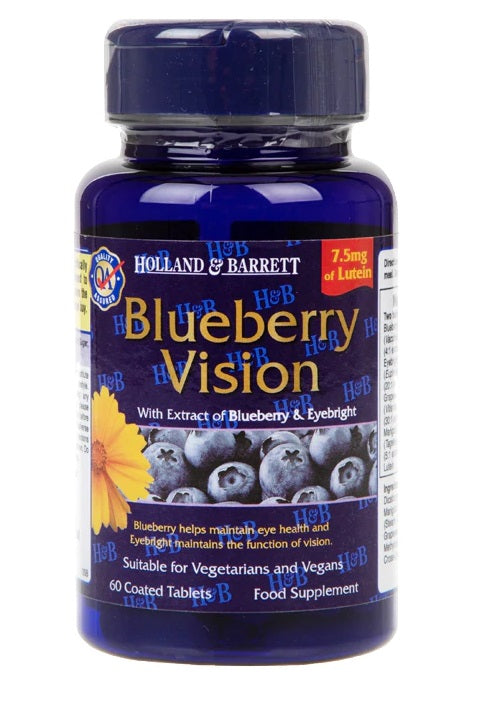 Blueberry Vision - 60 tablets - Holland & Barrett | Vaistine1.lt | WestPharmacy.eu
