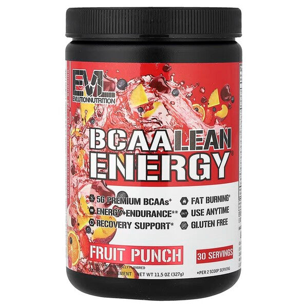 BCAA Lean Energy, Fruit Punch - 327g - EVLution Nutrition