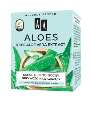 AA ALOES Maitinamasis ir drėkinamasis kremas 50ml - Kosmetika