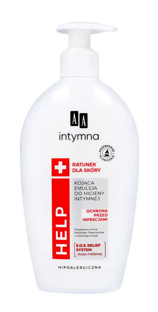 AA Intymna Intimate Hygiene Emulsion HELP 300ml - Kosmetika