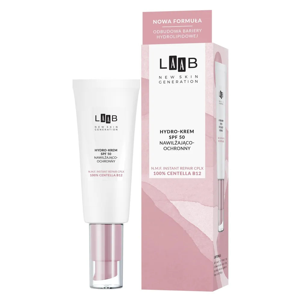 AA LAAB Hydro Cream SPF 50 drėkinantis apsauginis 40 ml - Kosmetika