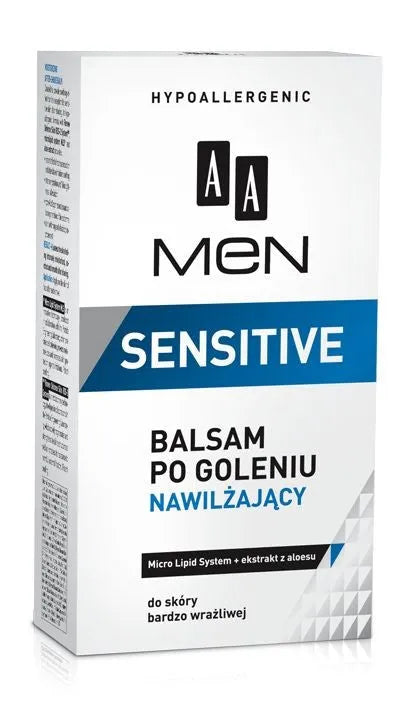 AA Men Sensitive Aftershave Balm Drėkinamasis 100ml - Kosmetika