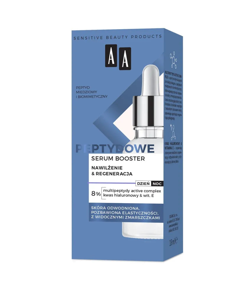 AA Peptide Serum Booster Moisturizing and Regenerating 18 ml - Kosmetika