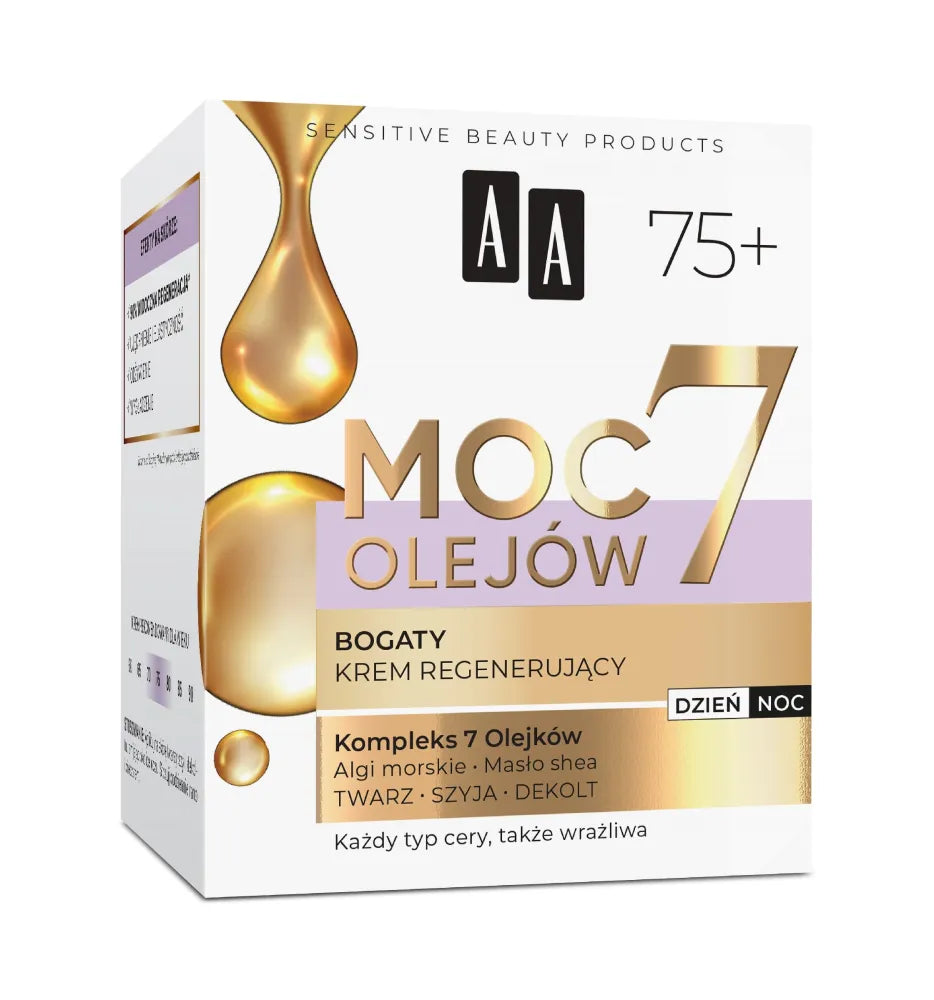 AA Power of 7 Oils 75+ Regenerating Cream 50 ml - Kosmetika