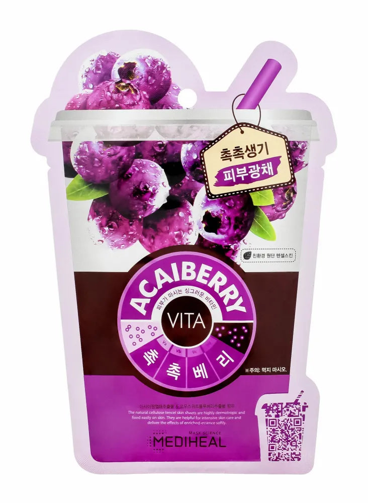 Acaiberry atgaivinanti veido kaukė - Kosmetika