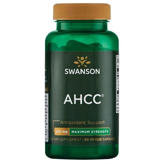 AHCC - Maksimali jėga - N60 - Swanson - Papildai