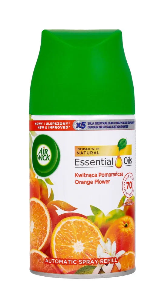 Air Wick Essential Oils Fragrance Refill Blooming Orange 250 ml - Kosmetika