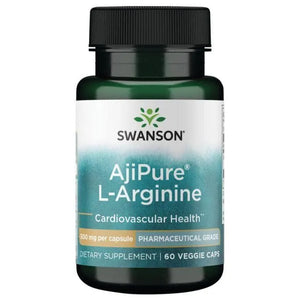 AjiPure L-Arginine - 500 mg - N60 - L-Argininas - Swanson - Papildai