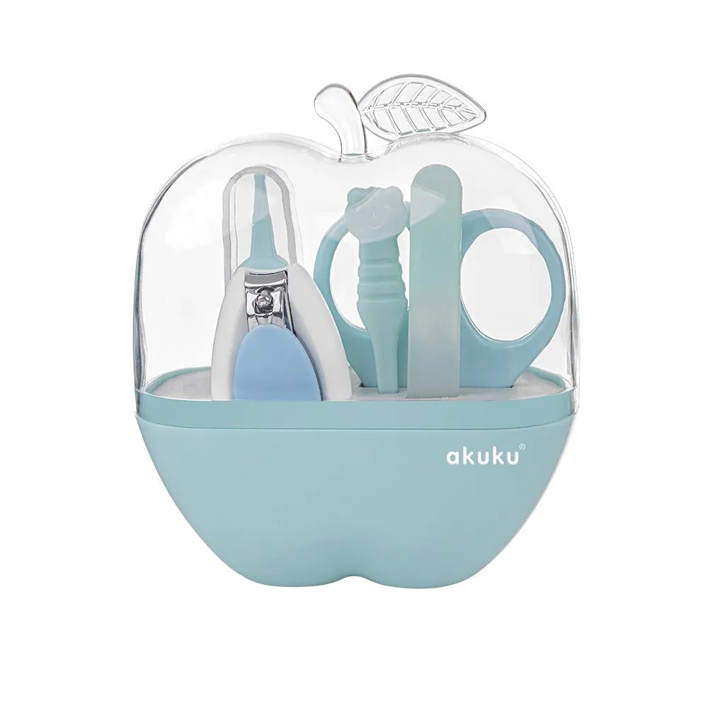 AKUKU Apple Case Baby Nail Care Kit Blue A0043 - Vaikui ir mamai