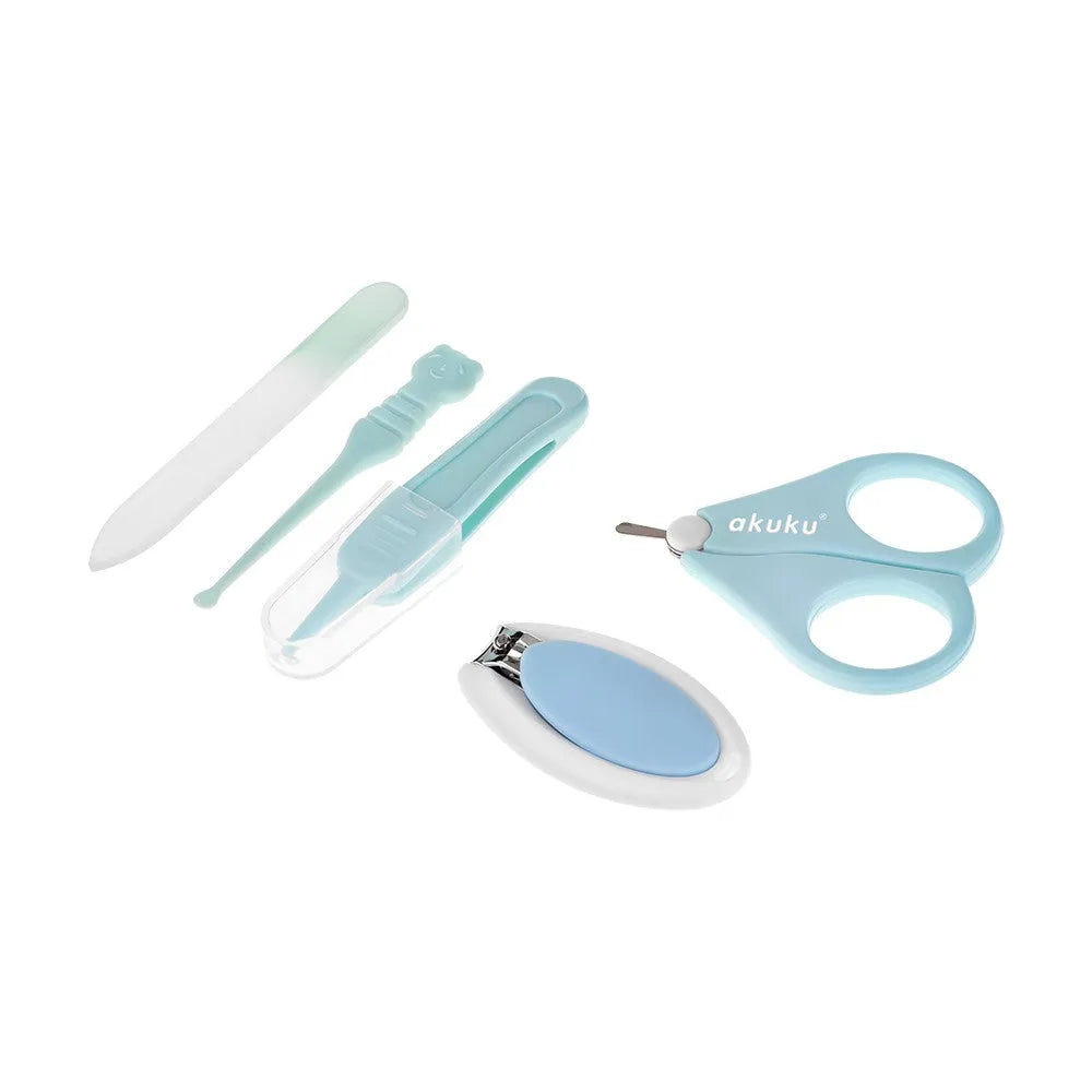AKUKU Apple Case Baby Nail Care Kit Blue A0043 - Vaikui ir mamai