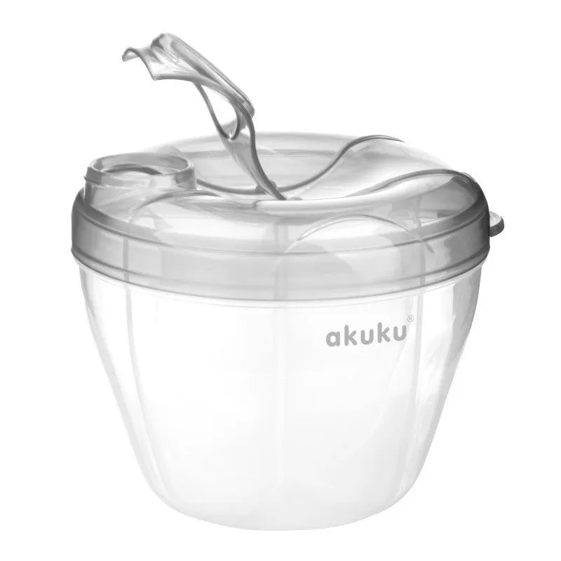 AKUKU indelis-dozatorius pieno mišiniui ir sausoms košėms 4 skyrių pilkas - Vaikui mamai