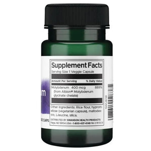Albion Molybdenum - Molibdenas - 400 mcg - N60 - Swanson - Papildai