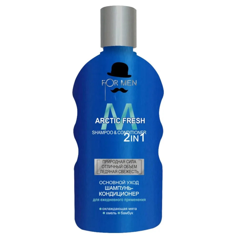 ALLIANCE OF BEAUTY Men šampūnas-kondicionierius 2in1 ARCTIC FRESH 200 ml - Kosmetika