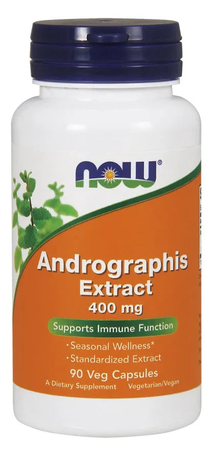 Andrographis Extract 400mg - 90 vcaps - NOW Foods - Papildai