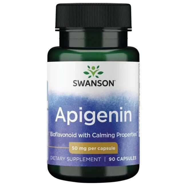Apigenin - 50 mg - N90 - Apigeninas - Swanson - Papildai