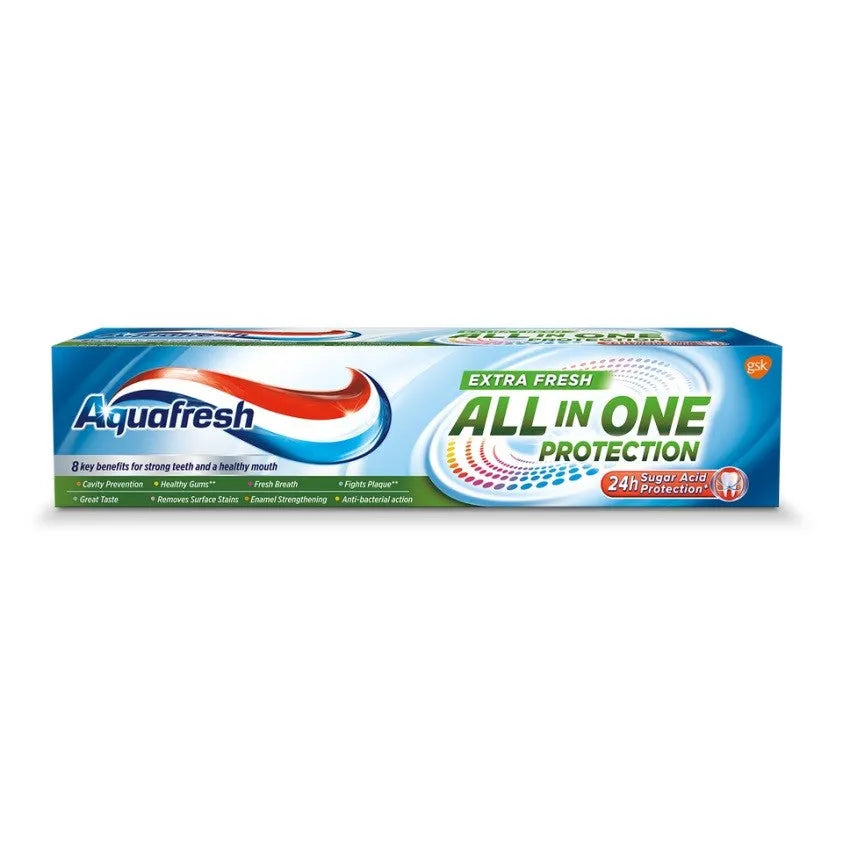 Aquafresh All in One Protection Crystal White 100 ml - Higiena
