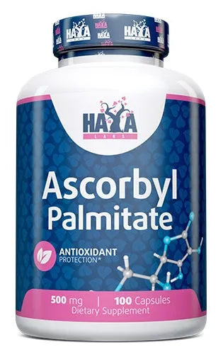 Ascorbyl Palmitate 500mg - 100 caps - Haya Labs - Papildai