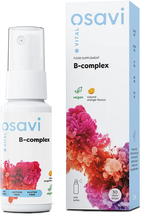 B-Complex Oral Spray Orange - 25 ml - Osavi - Papildai
