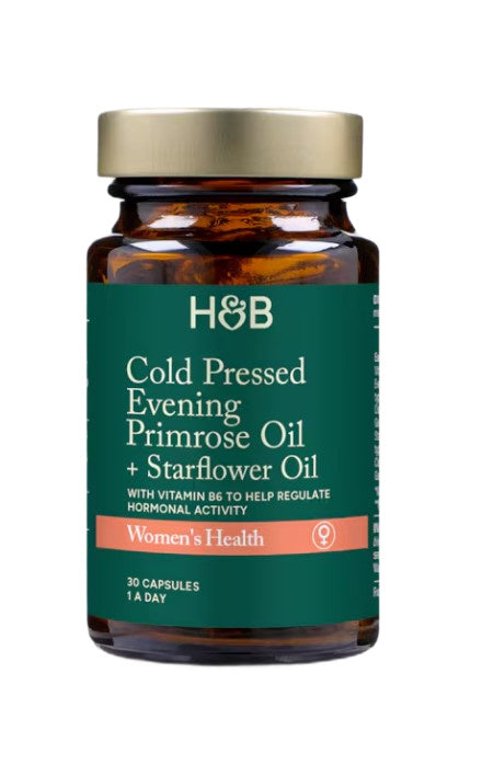 Cold Pressed Evening Primrose Oil + Starflower Oil - 30 caps - Holland & Barrett