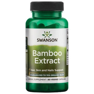 Bamboo Extract - N60 - Bambuko ekstraktas - Swanson - Papildai