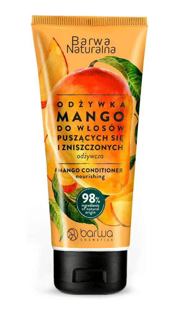 BARWA COSMETICS Natural Hair Conditioner for Frizzy and Damaged Mango - Maitinantis 200ml - Kosmetika