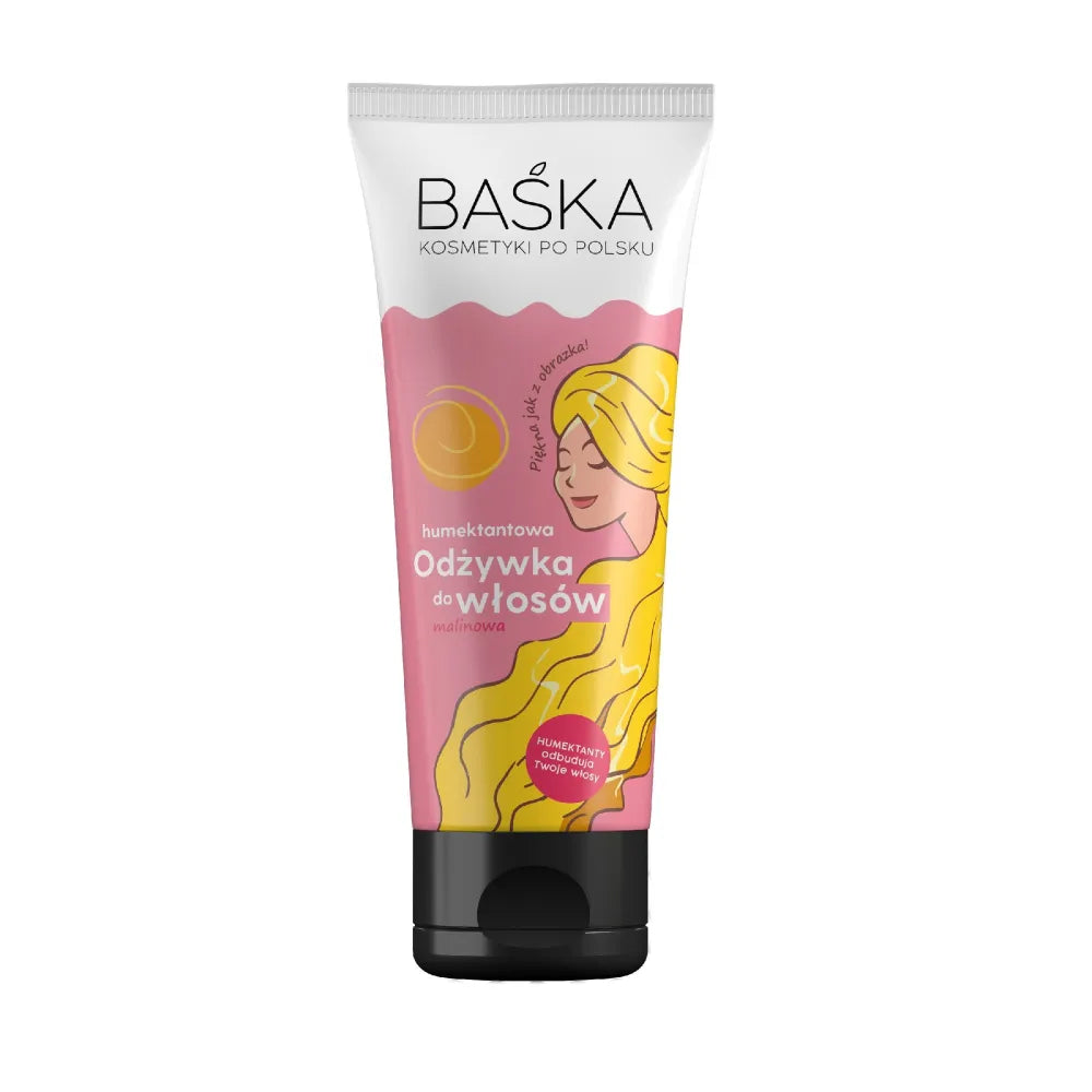 BAŚKA Cosmetics drėkinamasis plaukų kondicionierius - avietė 250ml - Kosmetika