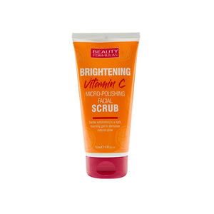 Beauty Formulas Brightening Vitamin C Švelnus šviesinantis veido šveitiklis su Vitaminu 150ml - Kosmetika