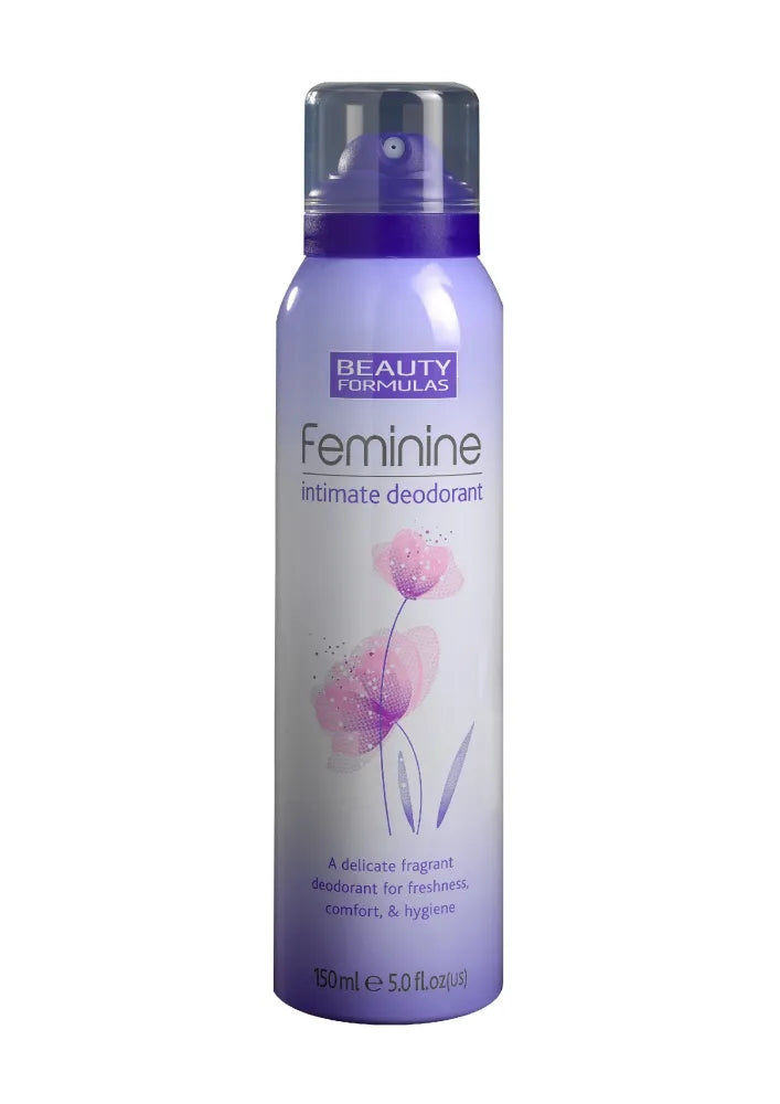 BEAUTY FORMULAS Moteriškas dezodorantas intymiai higienai 150 ml - Kosmetika