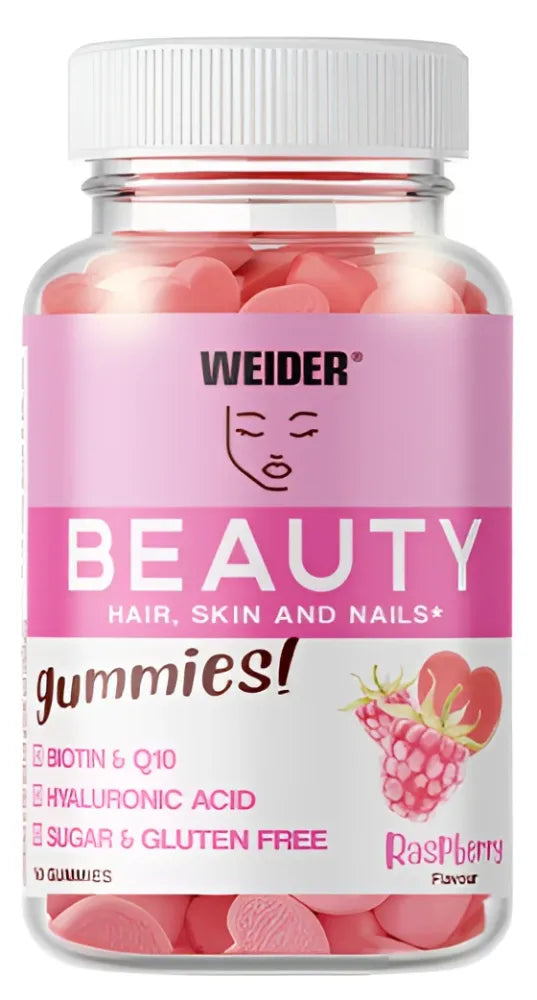 Beauty Raspberry - 40 gummies - Weider - Sporto papildai