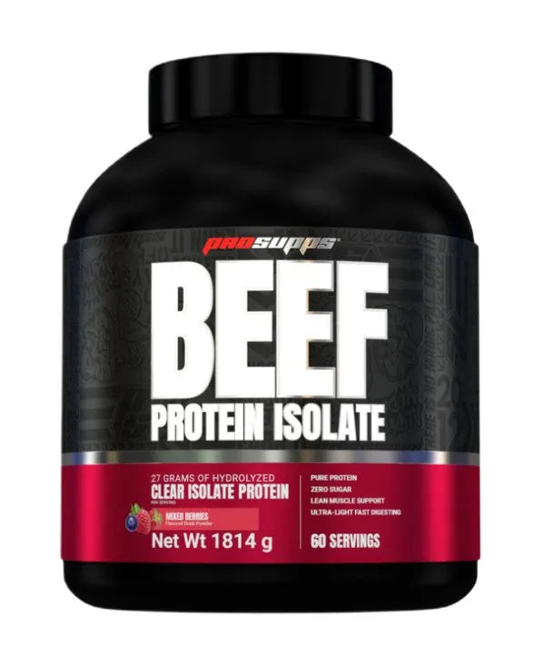 Beef Protein Isolate Mixed Berries - 1814g - ProSupps - Sporto papildai