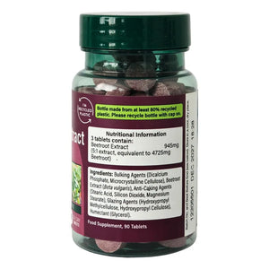 Beetroot Extract 945mg - 90 tabs - Holland & Barrett - Papildai