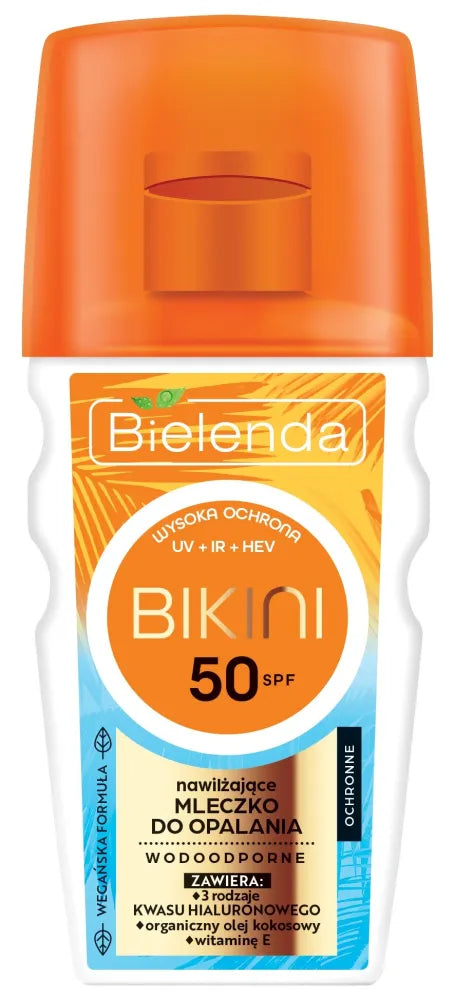 Bielenda Bikini drėkinamasis saulės kremas pienas SPF50 125ml - Kosmetika