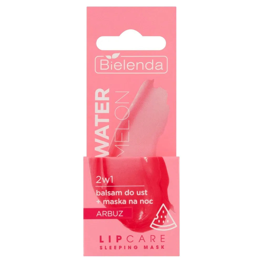 BIELENDA Lip Care Lūpų balzamas + Naktinė kaukė 2in1 Arbūzas 10g - Kosmetika