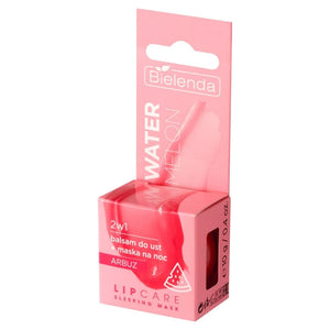 BIELENDA Lip Care Lūpų balzamas + Naktinė kaukė 2in1 Arbūzas 10g - Kosmetika