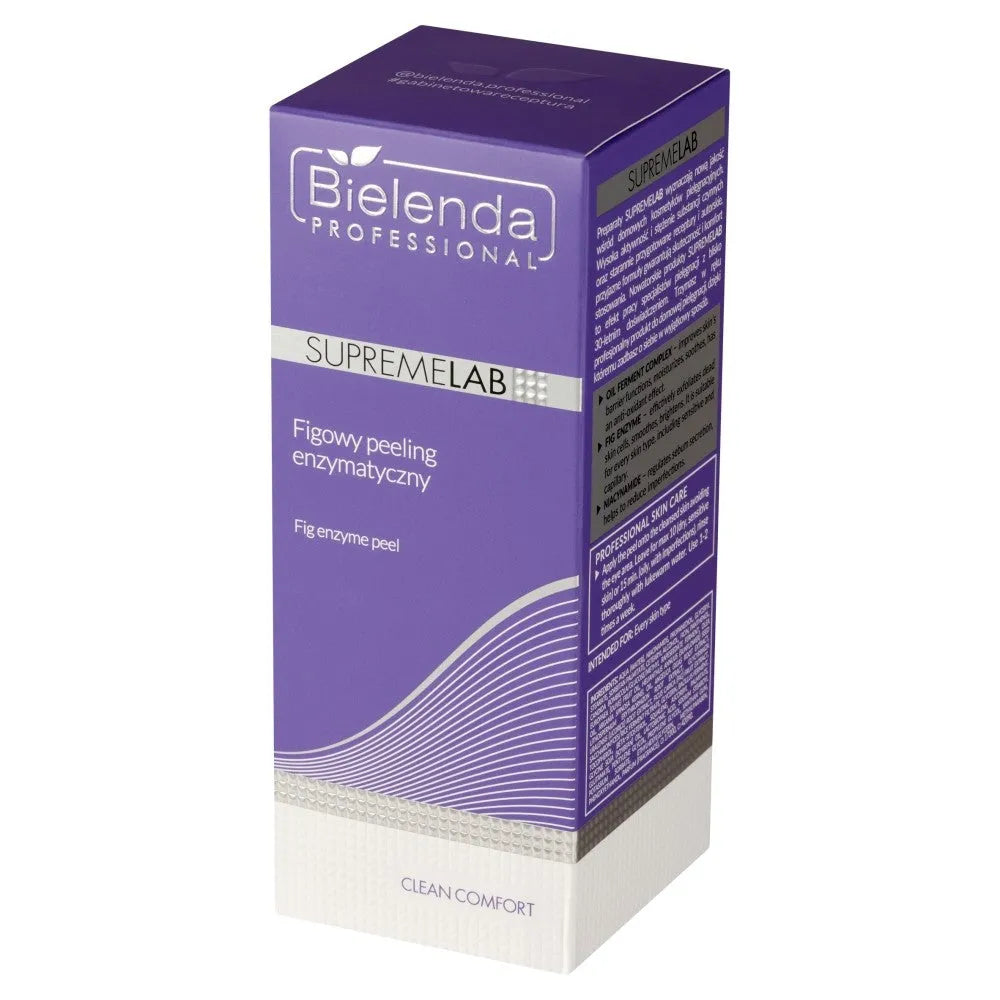 Bielenda Professional SupremeLab Clean Comfort Fig Enzymatic Peeling veidui 70g - Kosmetika