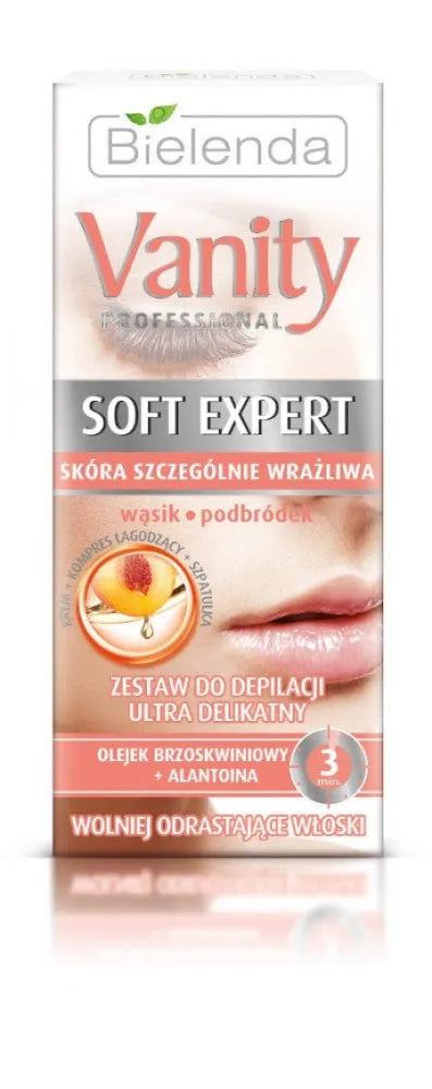 Bielenda Vanity Soft Expert Veido depiliacijos rinkinys ultra švelnus 15ml - Kosmetika
