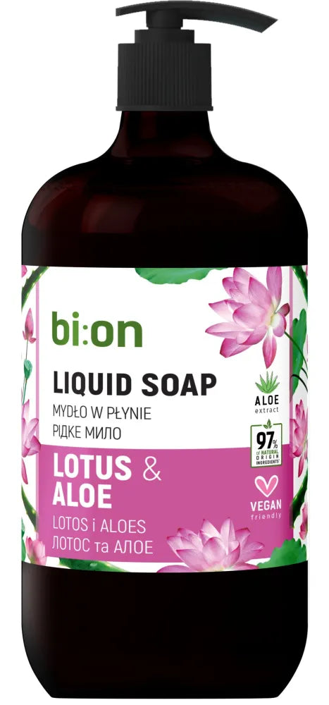 BIO NATURELL Creamy liquid soap with pump Lotus and Aloe Vera 946 ml - Higiena