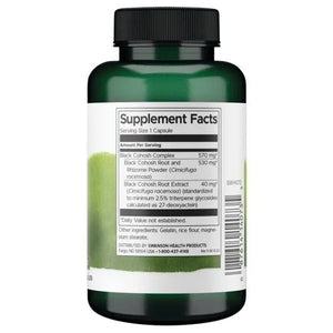Black Cohosh - Menopauzei - 40 mg - N120 - Swanson - Papildai