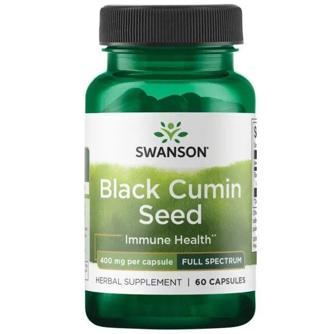 Black Cumin Seed - Kmynų sėklos - 400 mg - N60 - Swanson - Papildai
