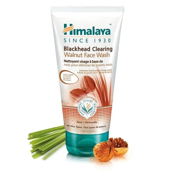 Blackhead Clearing Walnut Face Wash - 150 ml - Himalaya - Kosmetika