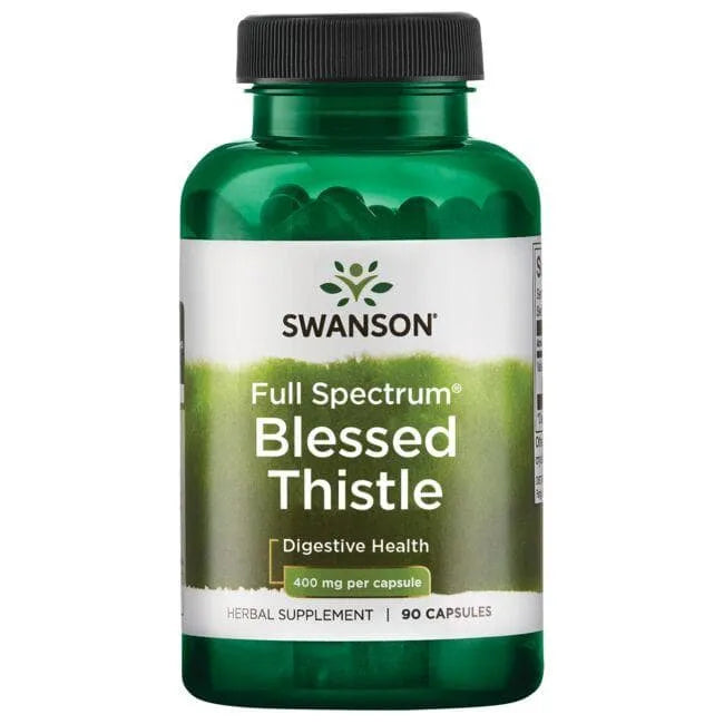 Blessed Thistle - 400 mg - N90 - Erškėtis - Swanson - Papildai