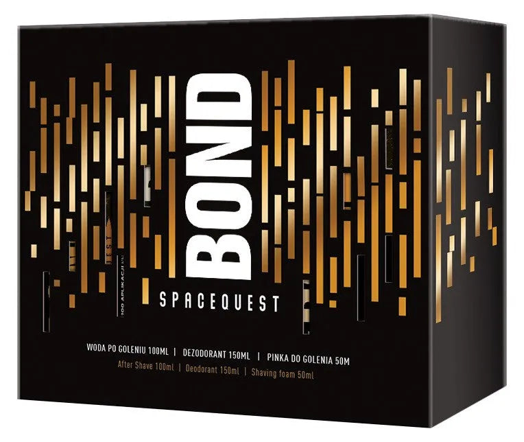 BOND Spacequest Vyrų dovanų rinkinys - Aftershave 100 ml + Deodorantas 150 + Skustuvo putos 50 - Kosmetika