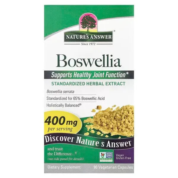 Boswellia 400mg - 90 vcaps - Nature’s Answer - Papildai