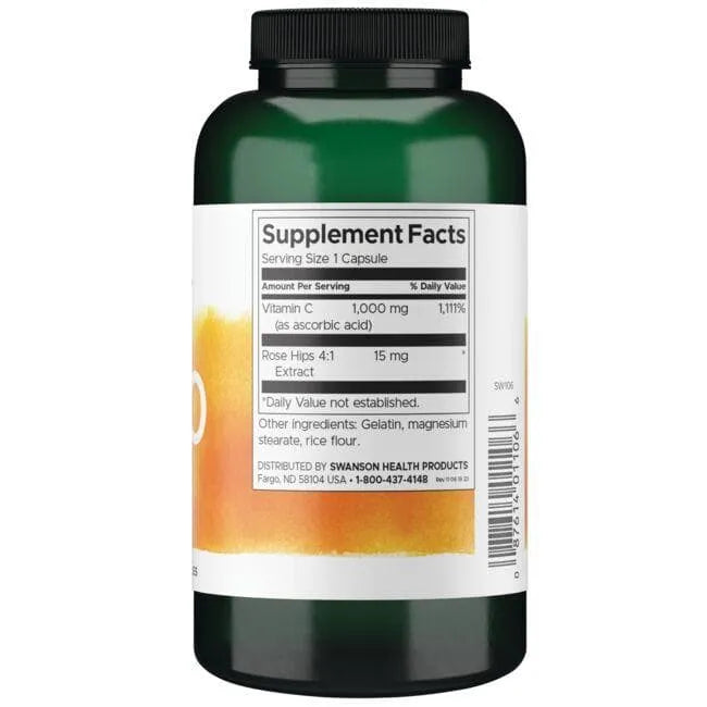 C-1000 - Vitaminas C - 1000 mg - N250 - Swanson - Papildai